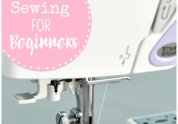 Learn to sew with a sewing machine